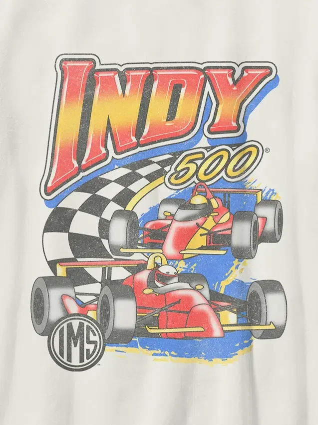 T-shirt för barn med Indy 500-Swoosh-motiv