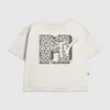 T-shirt för barn med MTV-leopardlogotyp
