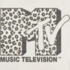 T-shirt för barn med MTV-leopardlogotyp