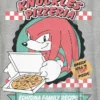 T-shirt för barn med Sonic the Hedgehog-motiv: Knuckles och pizza