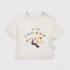 T-shirt för småbarn med motiv av en sömnig valp