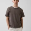 T-shirt för vuxna i tjockt tyg med avslappnad passform