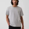 T-shirt för vuxna i tjockt tyg med avslappnad passform