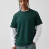 T-shirt för vuxna i tjockt tyg med avslappnad passform