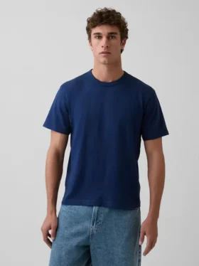 T-shirt för vuxna i tjockt tyg med avslappnad passform