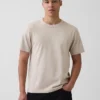 T-shirt för vuxna i tjockt tyg med avslappnad passform