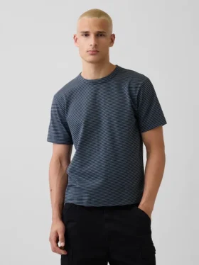 T-shirt för vuxna i tjockt tyg med avslappnad passform