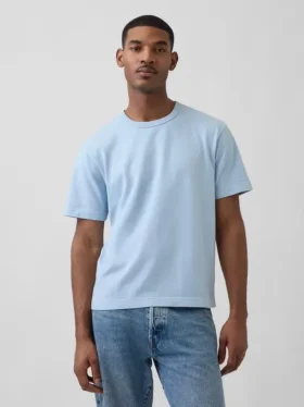 T-shirt för vuxna i tjockt tyg med avslappnad passform