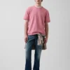 T-shirt för vuxna i tjockt tyg med avslappnad passform
