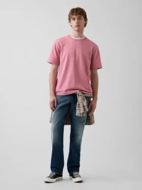 T-shirt för vuxna i tjockt tyg med avslappnad passform