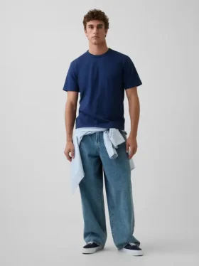 T-shirt för vuxna i tjockt tyg med avslappnad passform