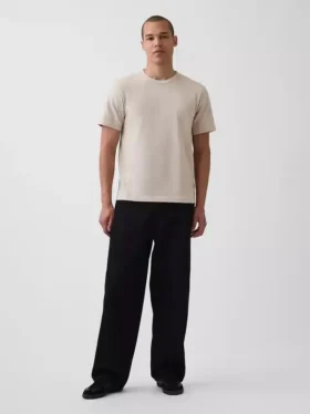 T-shirt för vuxna i tjockt tyg med avslappnad passform