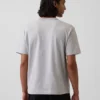T-shirt för vuxna i tjockt tyg med avslappnad passform