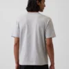 T-shirt för vuxna i tjockt tyg med avslappnad passform