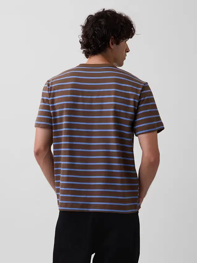 T-shirt för vuxna i tjockt tyg med avslappnad passform
