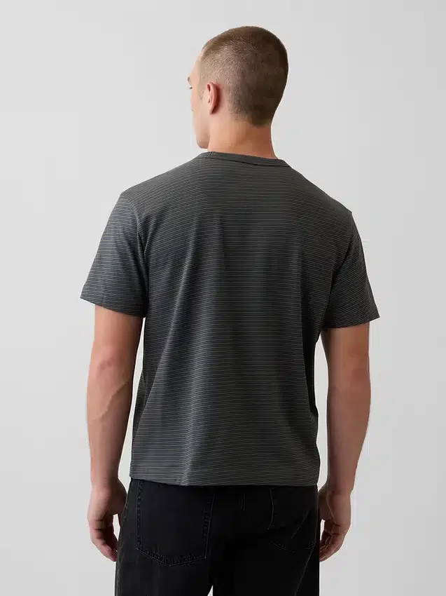 T-shirt för vuxna i tjockt tyg med avslappnad passform