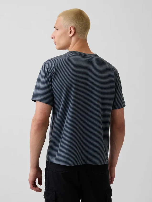 T-shirt för vuxna i tjockt tyg med avslappnad passform