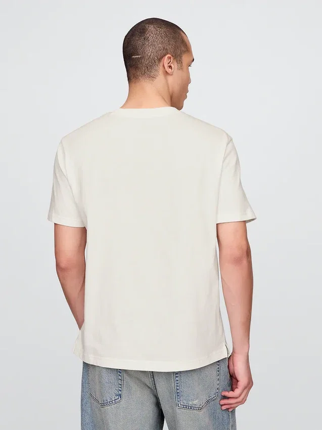 T-shirt för vuxna i tjockt tyg med avslappnad passform