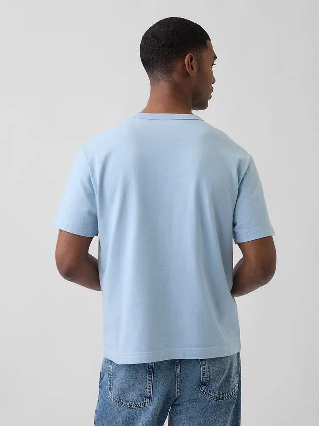 T-shirt för vuxna i tjockt tyg med avslappnad passform