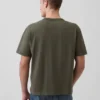 T-shirt för vuxna i tjockt tyg med avslappnad passform