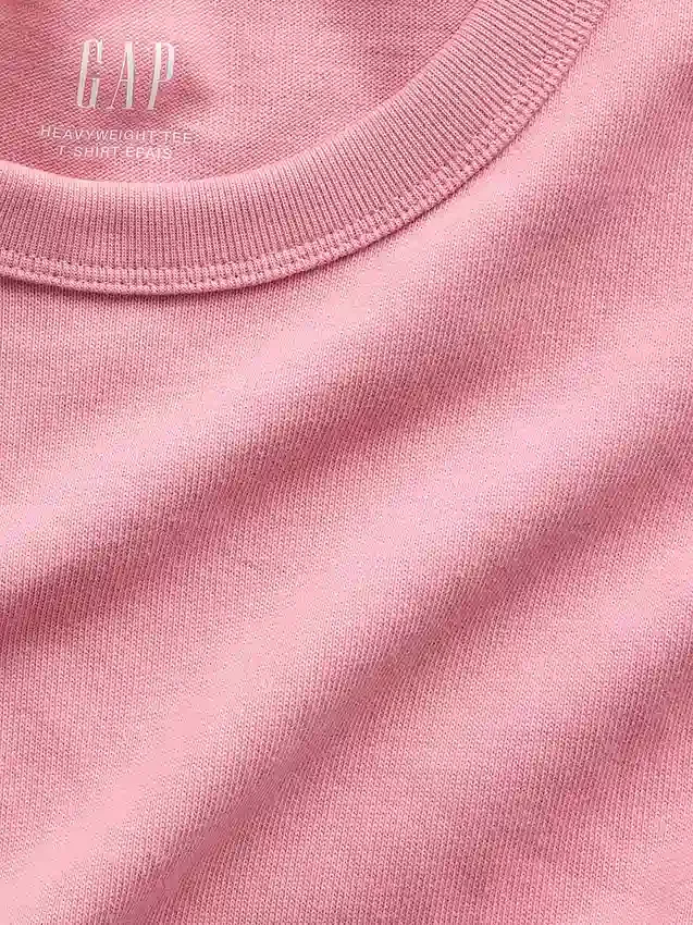 T-shirt för vuxna i tjockt tyg med avslappnad passform