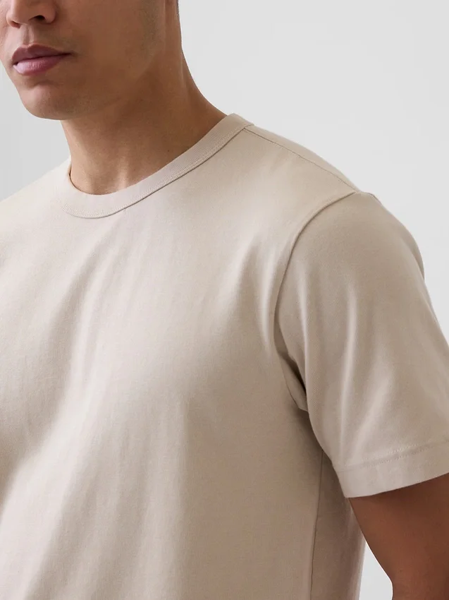 T-shirt för vuxna i tjockt tyg med avslappnad passform