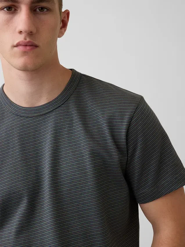 T-shirt för vuxna i tjockt tyg med avslappnad passform
