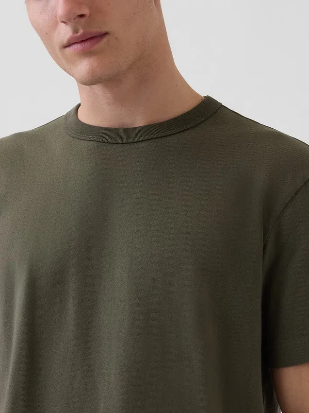 T-shirt för vuxna i tjockt tyg med avslappnad passform