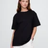 T-shirt för vuxna i tjockt tyg med avslappnad passform