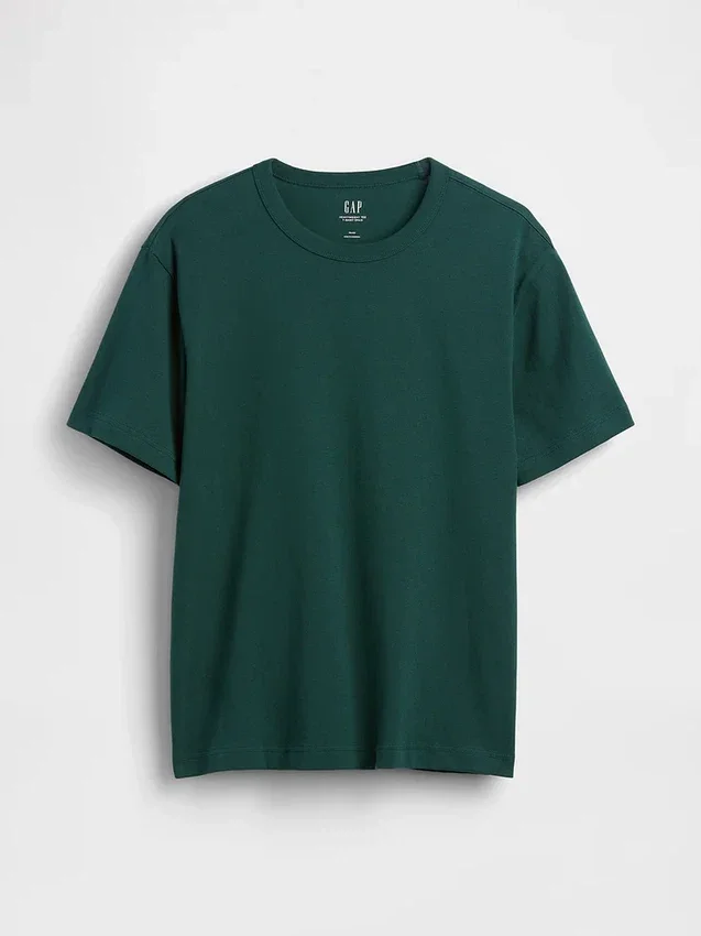 T-shirt för vuxna i tjockt tyg med avslappnad passform