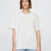 T-shirt för vuxna i tjockt tyg med avslappnad passform