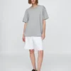 T-shirt för vuxna i tjockt tyg med avslappnad passform