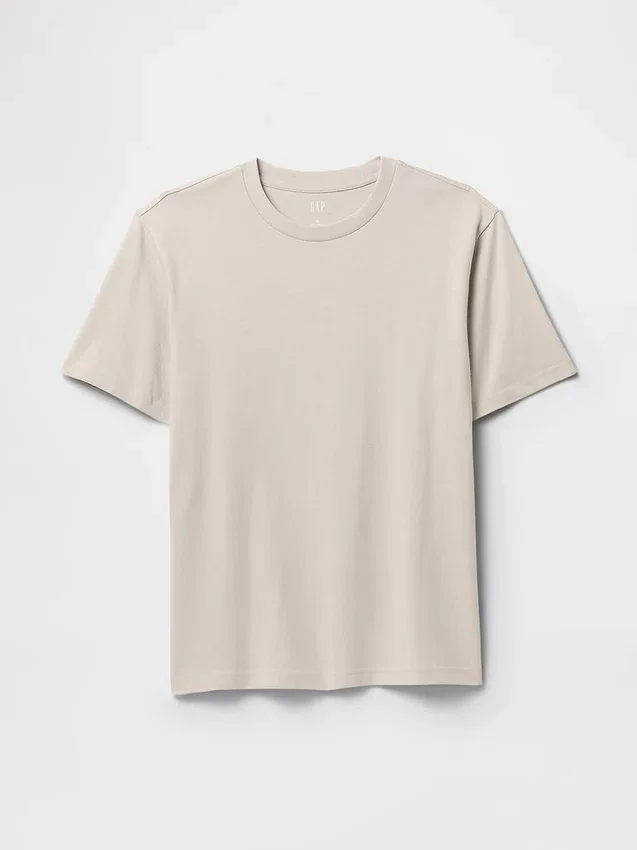 T-shirt för vuxna i tjockt tyg med avslappnad passform