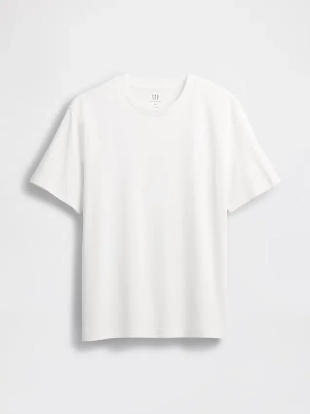T-shirt för vuxna i tjockt tyg med avslappnad passform