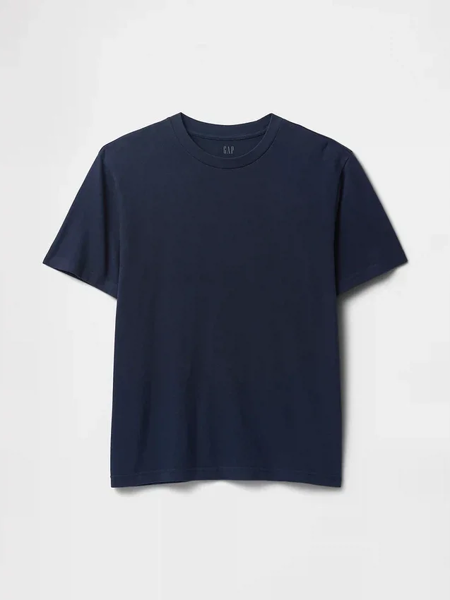 T-shirt för vuxna i tjockt tyg med avslappnad passform