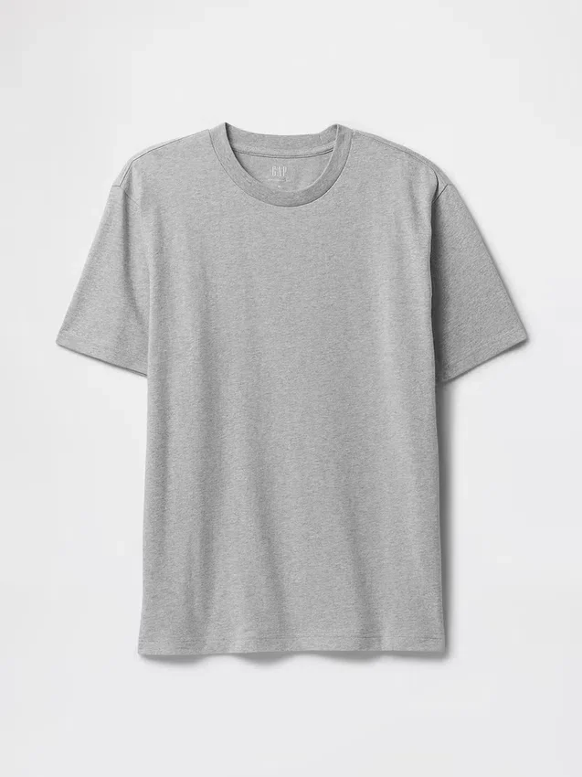 T-shirt för vuxna i tjockt tyg med avslappnad passform