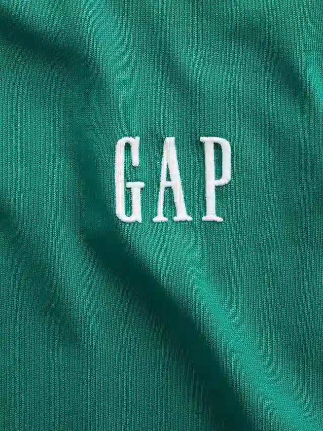 T-shirt för vuxna i tjockt tyg med avslappnad passform och logotyp