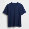 T-shirt för vuxna i tjockt tyg med avslappnad passform och logotyp