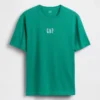 T-shirt för vuxna i tjockt tyg med avslappnad passform och logotyp