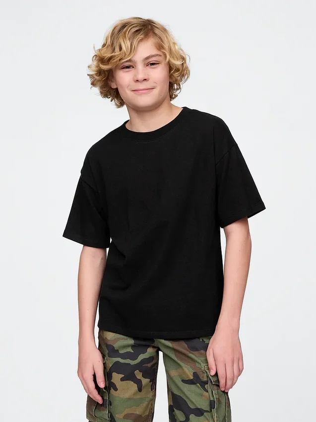 T-shirt i avslappnad passform för barn