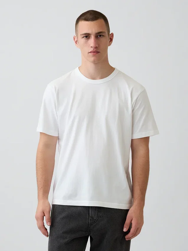 T-shirt i avslappnad passform för vuxna