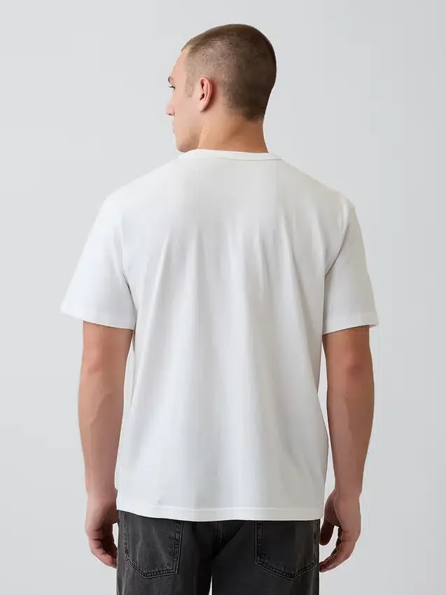 T-shirt i avslappnad passform för vuxna