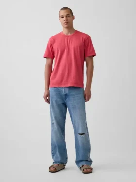 T-shirt i avslappnad passform för vuxna