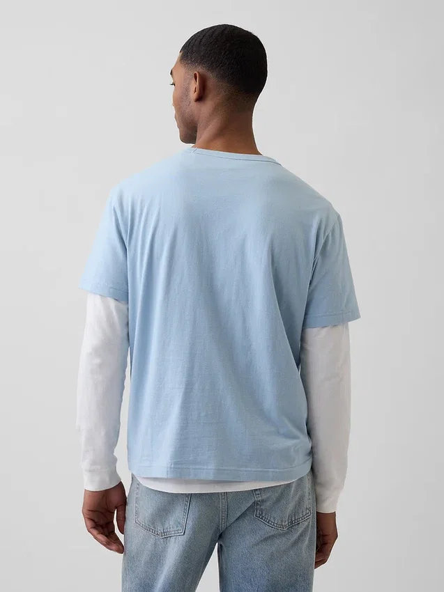T-shirt i avslappnad passform för vuxna