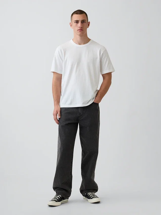 T-shirt i avslappnad passform för vuxna