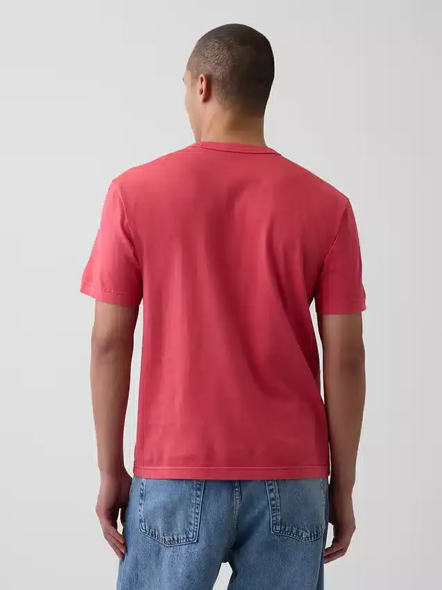 T-shirt i avslappnad passform för vuxna