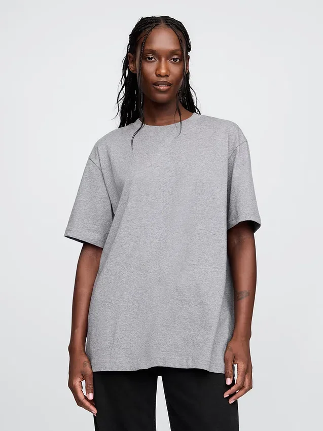 T-shirt i avslappnad passform för vuxna