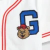 T-shirt i basebollstil med Brannan Bear-logotyp för Baby & Småbarn