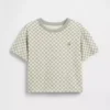 T-shirt i boxig modell med rutmönster för Baby & Småbarn