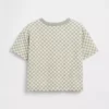 T-shirt i boxig modell med rutmönster för Baby & Småbarn